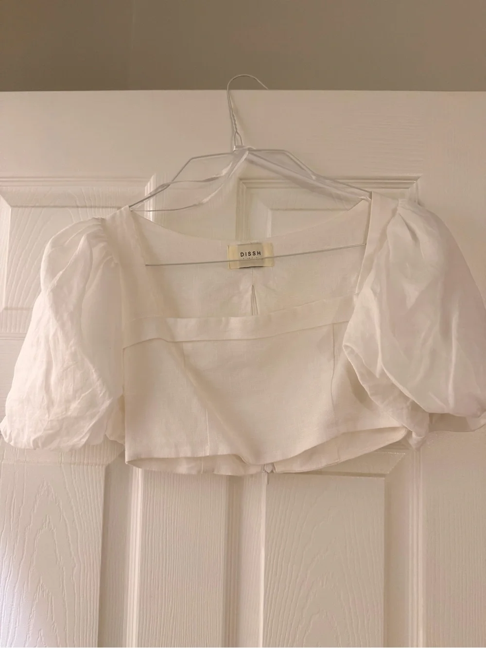 DISSH White Tiered Maxi Skirt with Crop Top Set - Picture 6 of 10